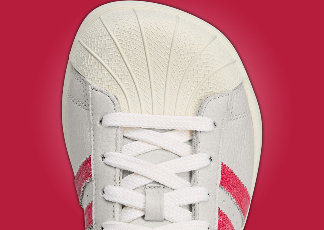 AVAVAV x adidas Modified Superstar Crystal White Red (W) Toe