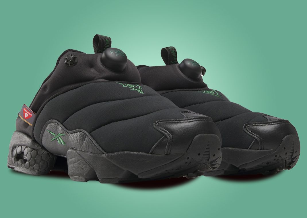 SOUTH2 WEST8 x Reebok IPF Mule Black Green Angle