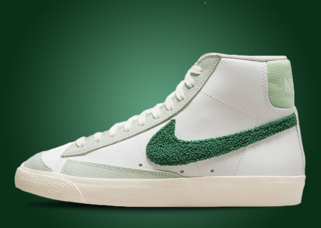 nike blazer mid 77 sage green