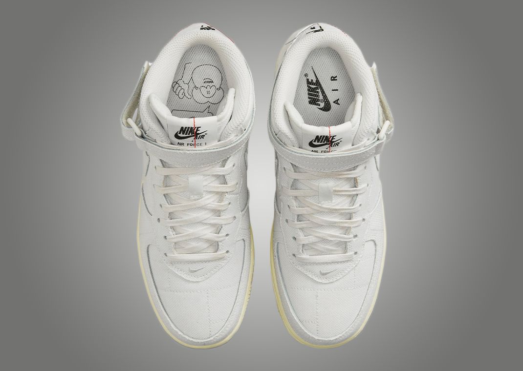 nike air force 1 mid triple white