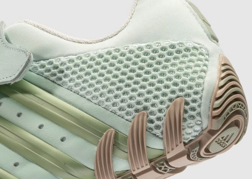 The Whitaker Group x adidas Ghost Moto Low Do Not Duplicate Mint (W) - Heel Detail