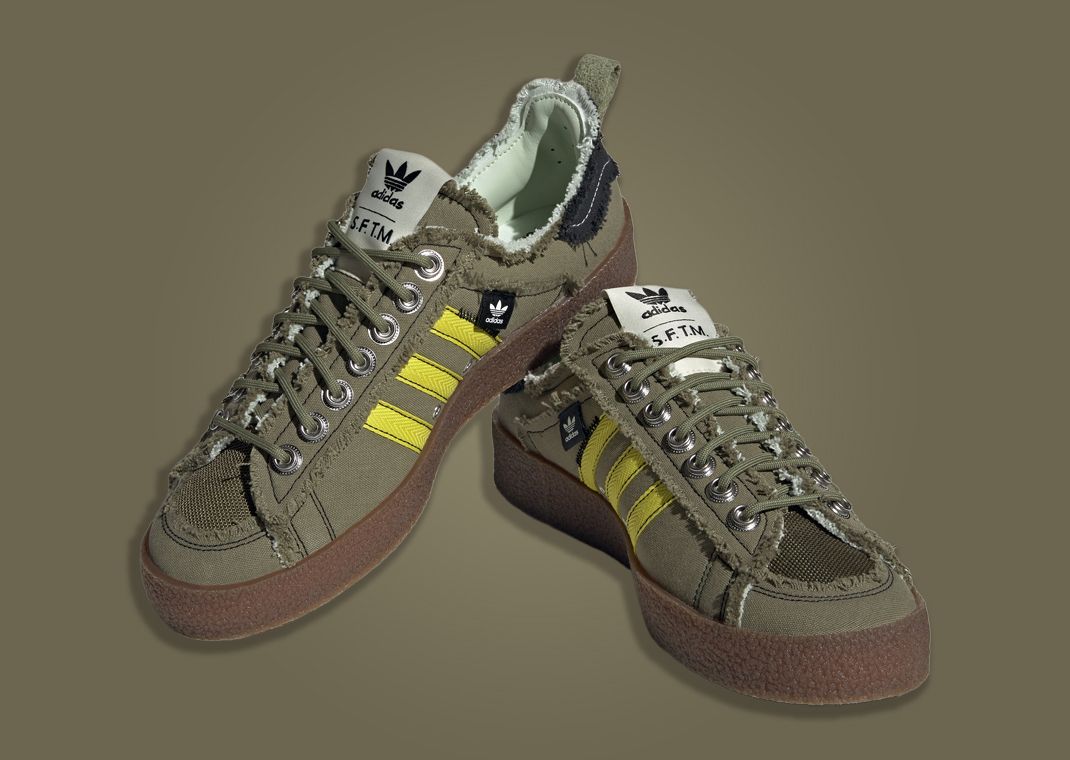 SFTM x adidas Campus 80s Focus Olive Angle
