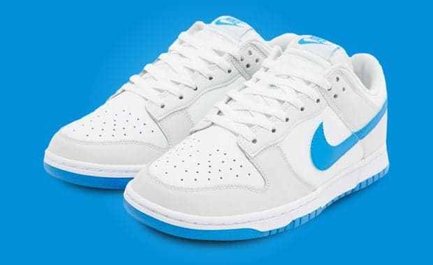 Nike Dunk Low Summit White Photo Blue Angle