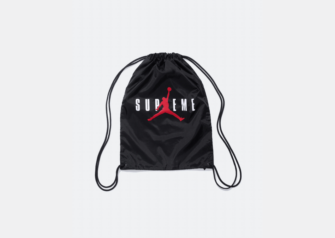 Supreme x Jordan Drawstring Bag