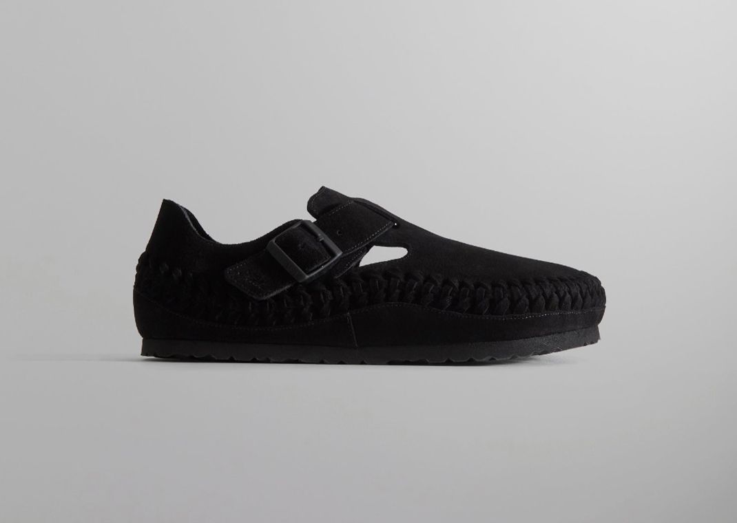 Kith x Birkenstock Braided London Black Lateral