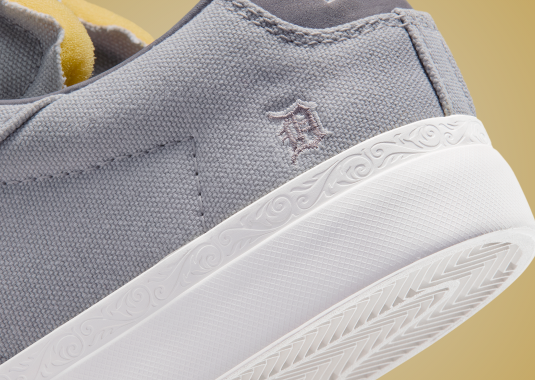 Devin Booker x Nike Blazer Low Pearl Grey - Heel Detail
