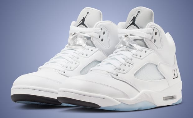 Official Images of the Air Jordan 5 Retro White Metallic are Mr. Clean Fresh