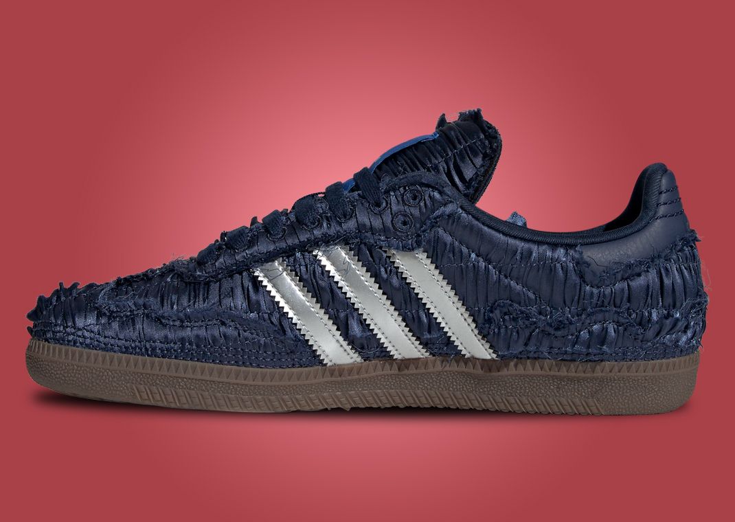 Caroline Hu x adidas Samba OG Dark Blue (W) Medial