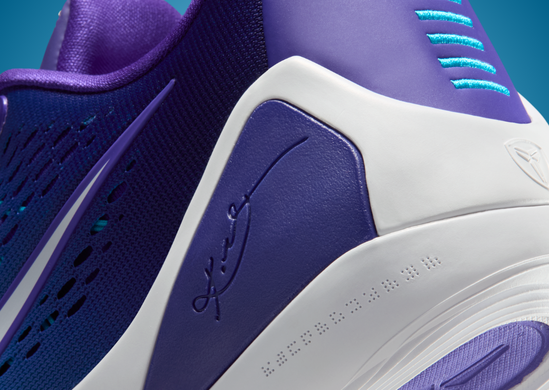 Nike Kobe 9 EM Low Protro Hornets - Heel Detail