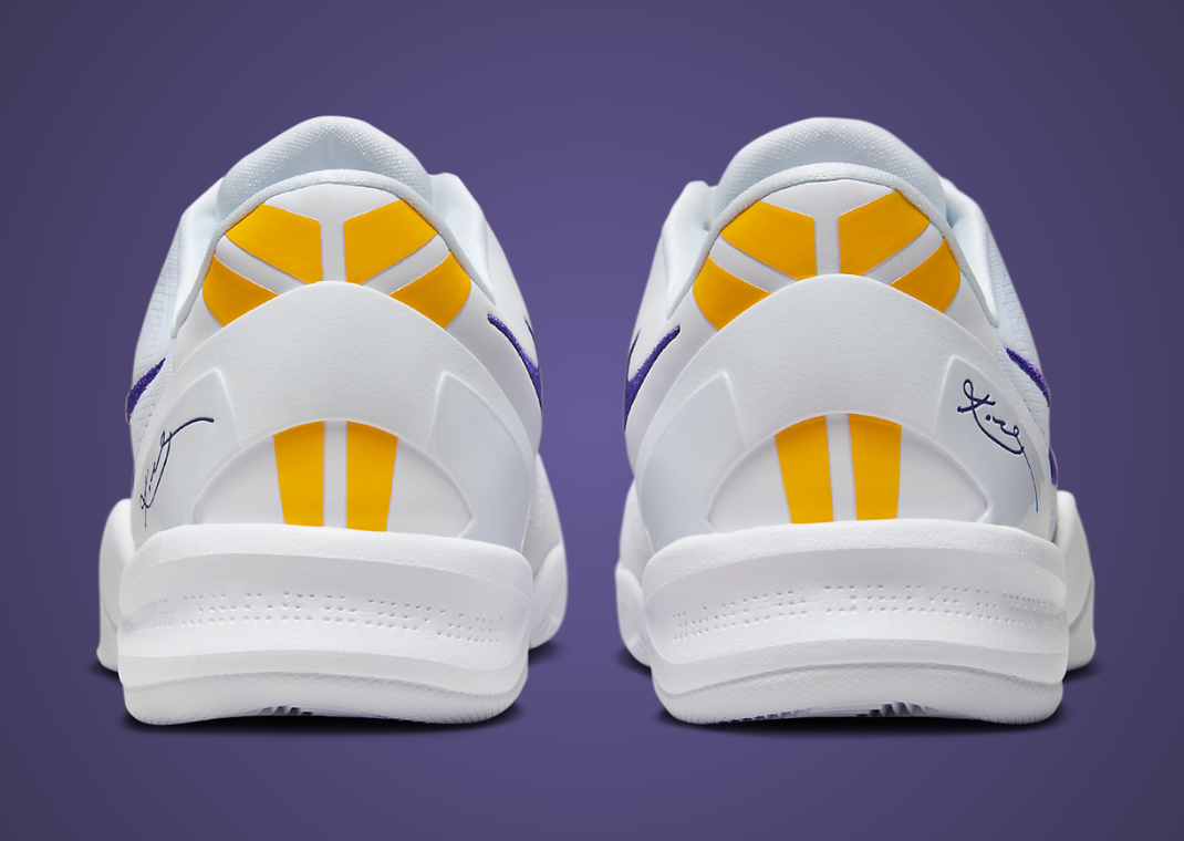 Nike Kobe 8 Protro TB Lakers Home Heel