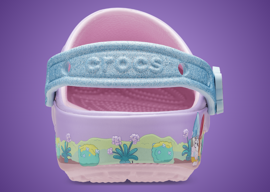 Bluey x Crocs Classic Clog Friends Pink - Back