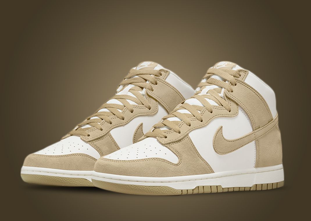 Nike Dunk High Tan Suede