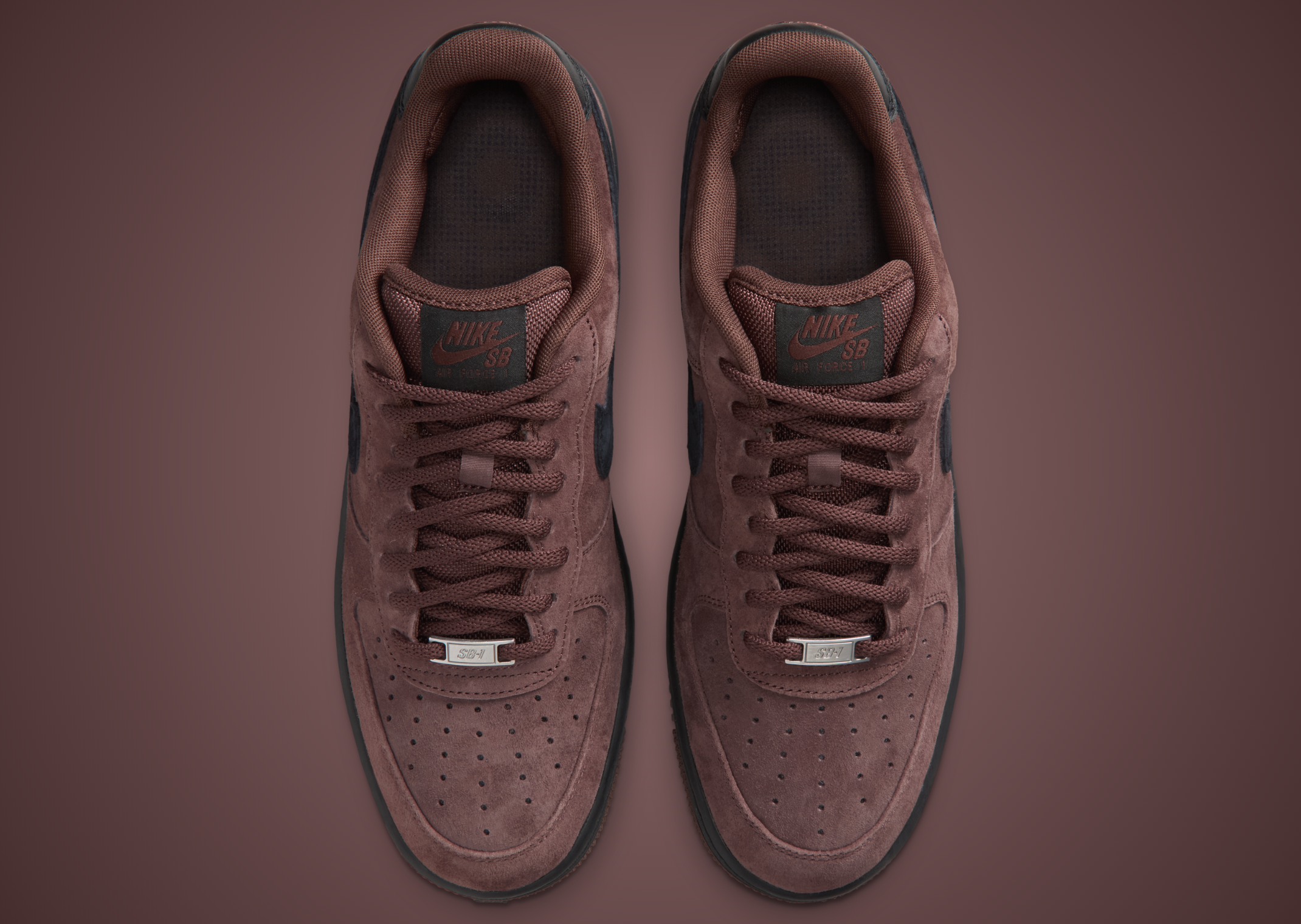 Nike SB Air Force 1 Low Light Chocolate - Top
