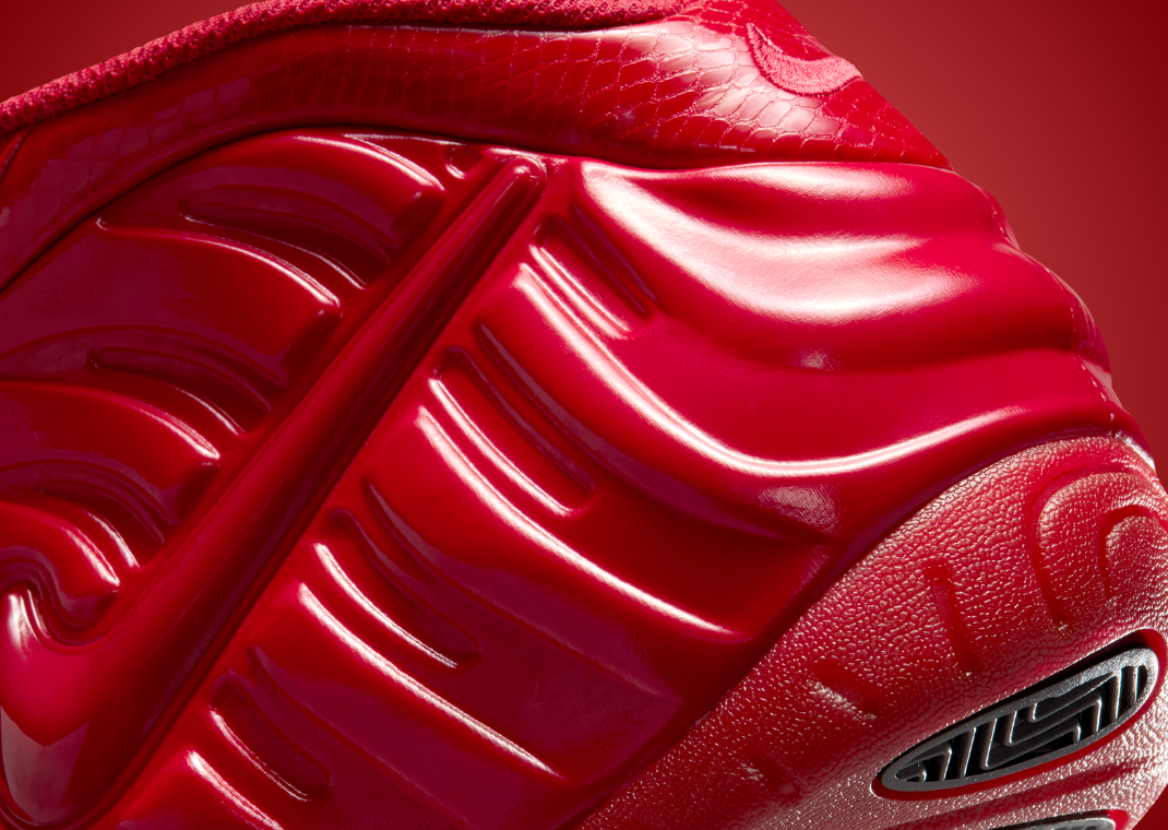 Nike Air Foamposite Pro Gym Red - Heel Detail