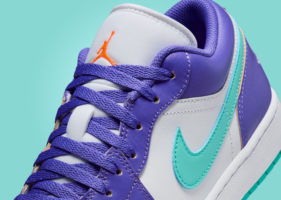 Air Jordan 1 Low Hornets Tongue