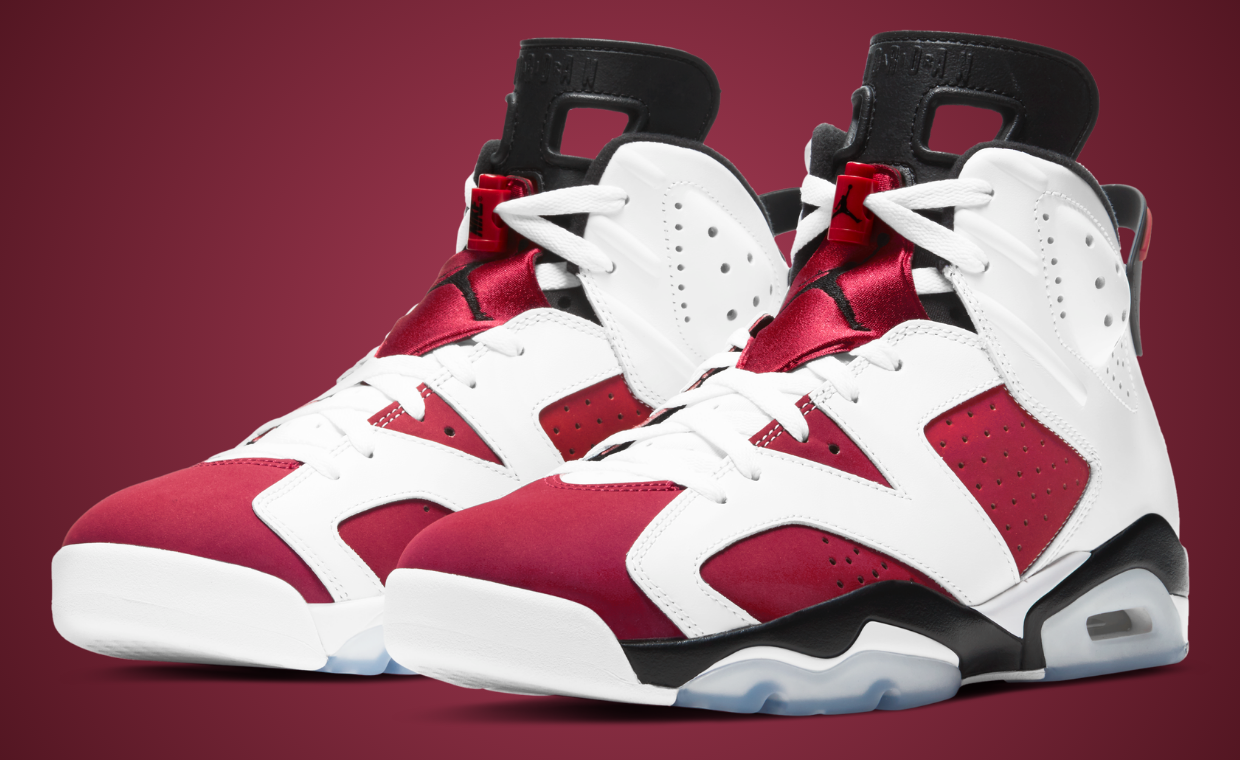 The Air Jordan 6 Retro Carmine is Slated to Return for Spring 2027