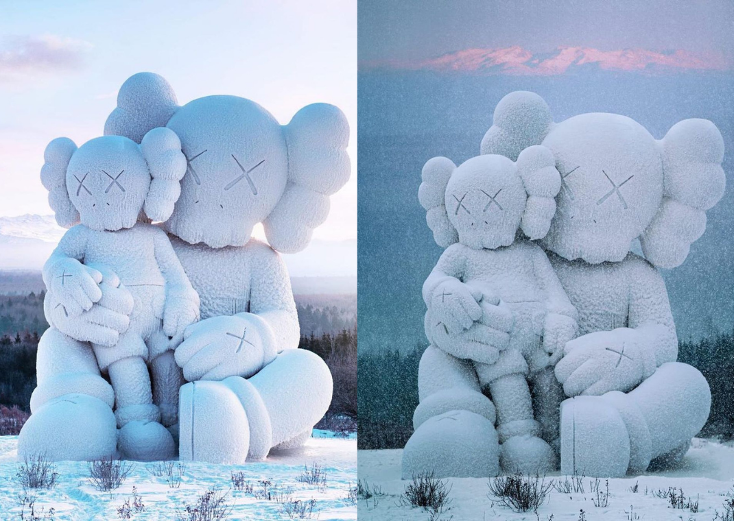 KAWS:HOLIDAY CHANGBAI MOUNTAIN installation