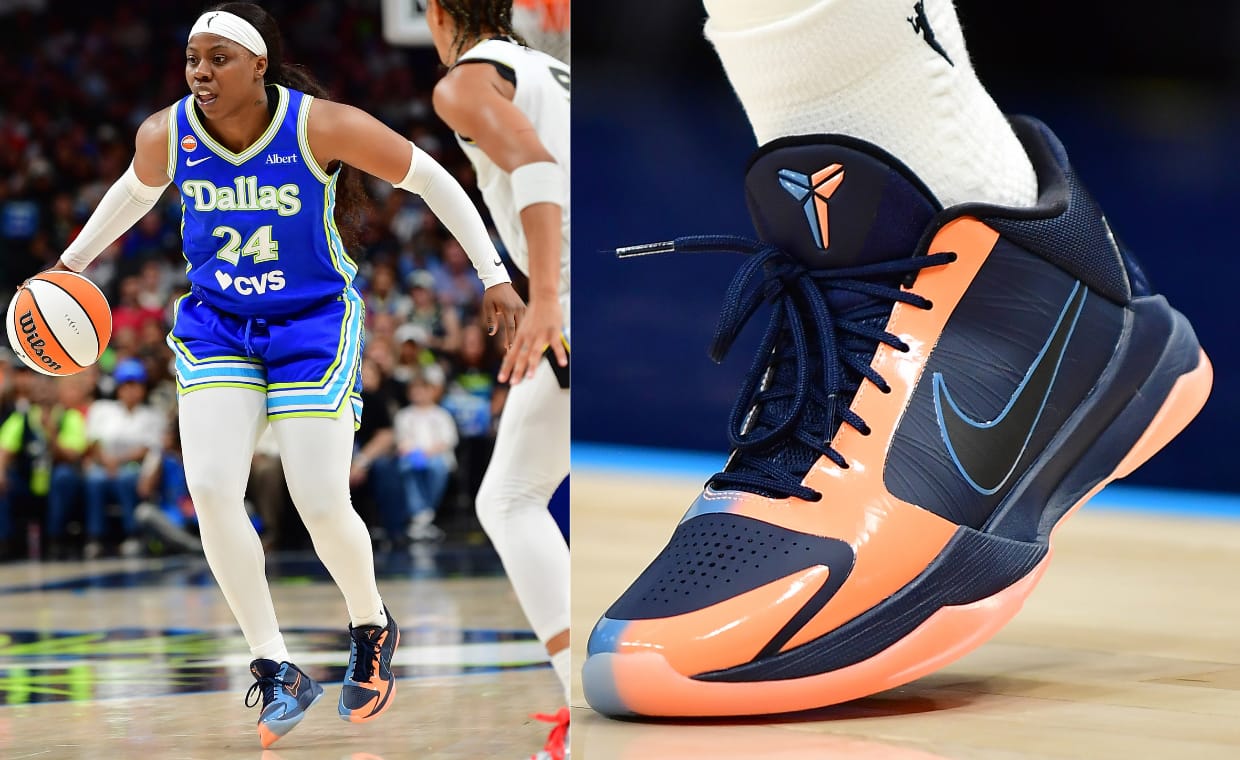 Arike Ogunbowale’s Latest Nike Kobe 5 Protro PE is a Two-Tone Orange and Blue Mix