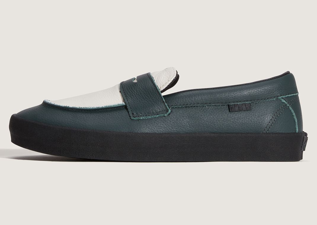 Vans Skate Loafer Green - Lateral