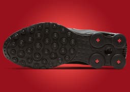 Nike Shox NZ Black Varsity Red - Bottom