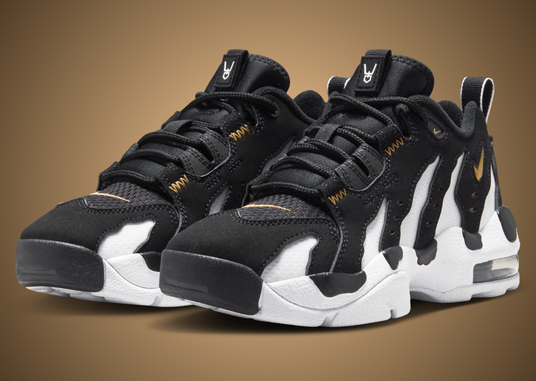 Nike DT Max '96 Black Metallic Gold - Angle