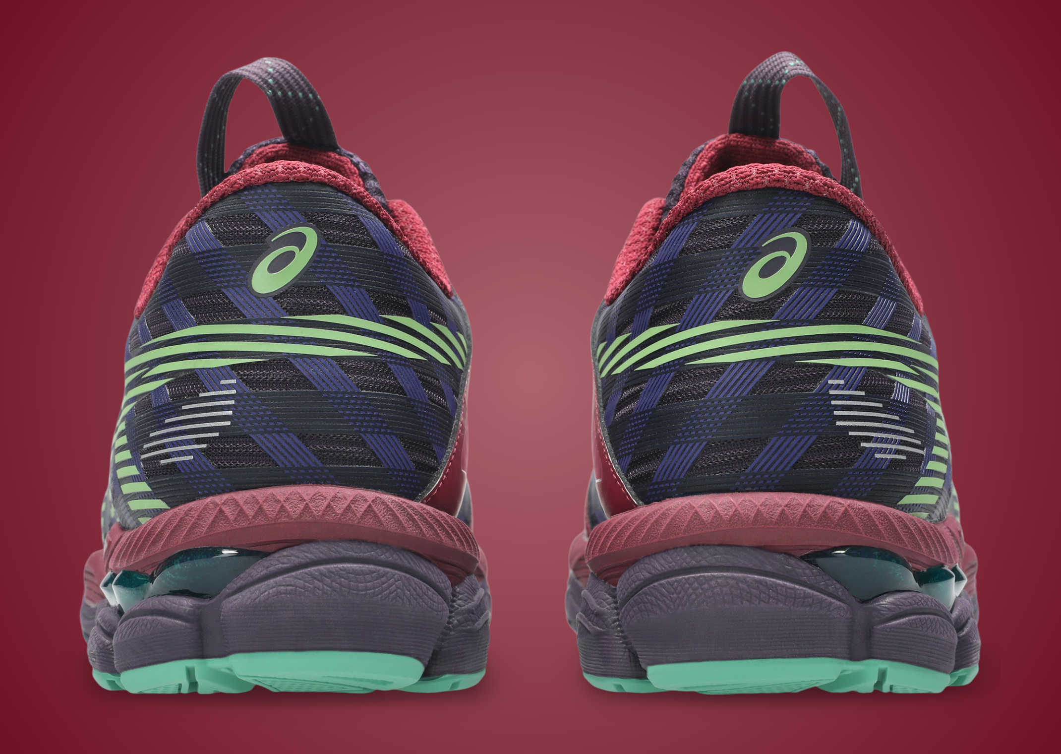 Kiko Kostadinov x Asics US8-S Gel-SJ33 Deep Plum - Back