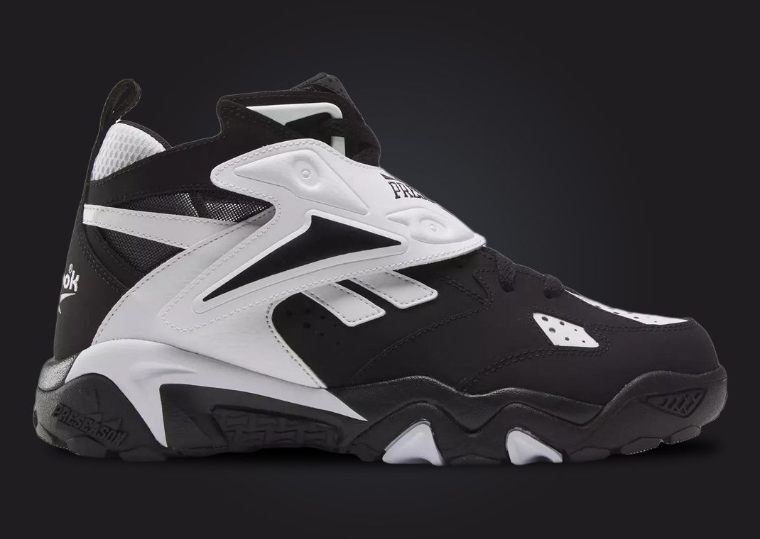 Reebok Preseason 94 Black White Lateral