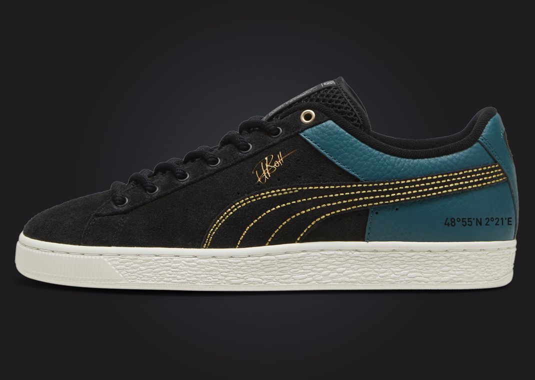 Usain Bolt x Puma Suede Paris Olympics Lateral