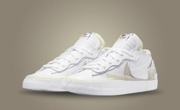 sacai Covers This Nike Blazer Low In White Photon Dust
