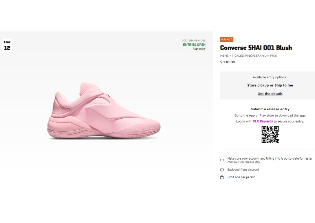 Converse Shai 001 Blush