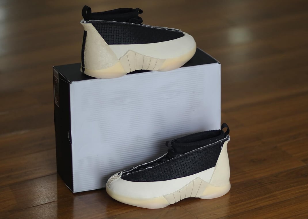Air Jordan 15 Retro 23RE Muslin Black