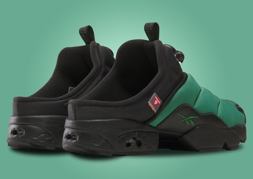 SOUTH2 WEST8 x Reebok IPF Mule Green Black Heel Angle