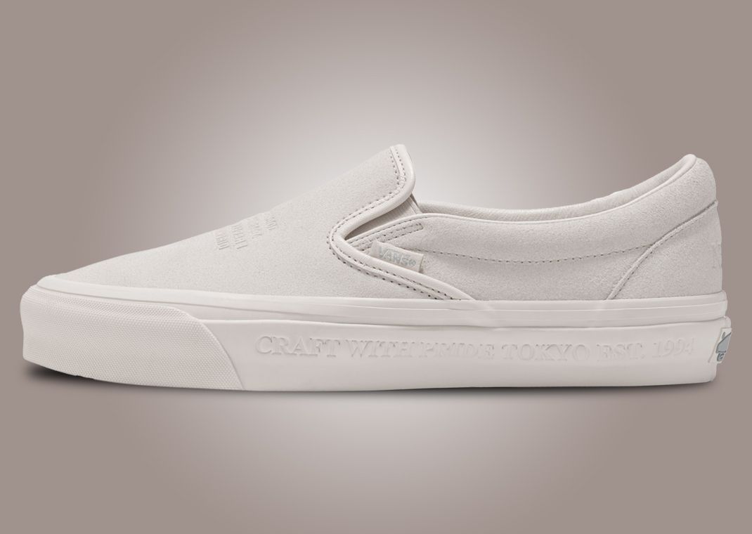 NEIGHBORHOOD x Vans OTW Classic Slip-On 98 White Lateral
