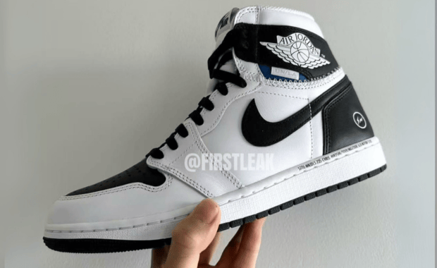The fragment design x Union LA x Air Jordan 1 High White Black is a Japanese Exclusive