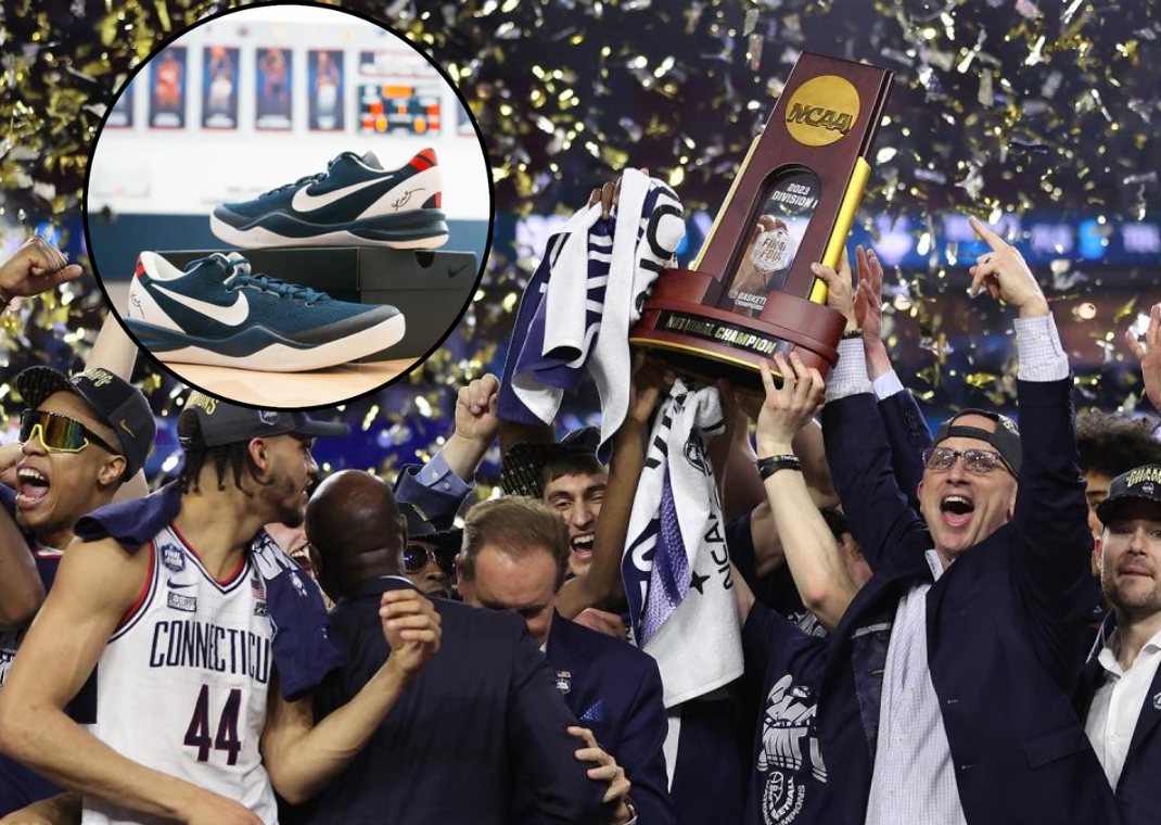 UConn Basketball Championship Sneakers