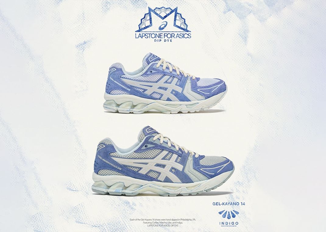 Lapstone & Hammer x Asics Gel-Kayano 14 Dip Dye Indigo