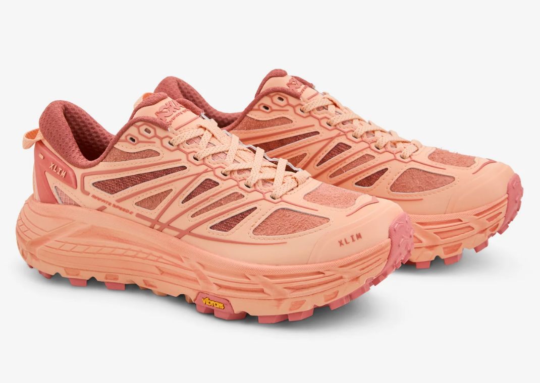 XLIM x Hoka Mafate Speed 2 Peach Dust - Angle