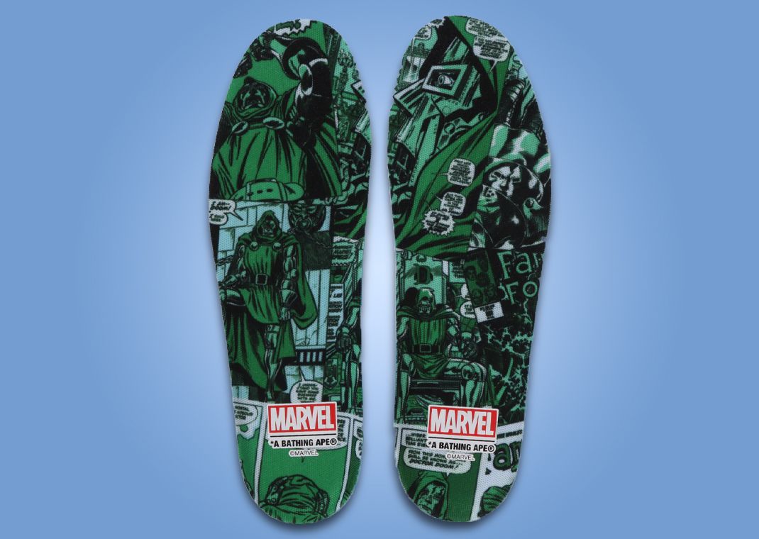 The Fantastic Four x A Bathing Ape BAPE STA Dr. Doom Insole