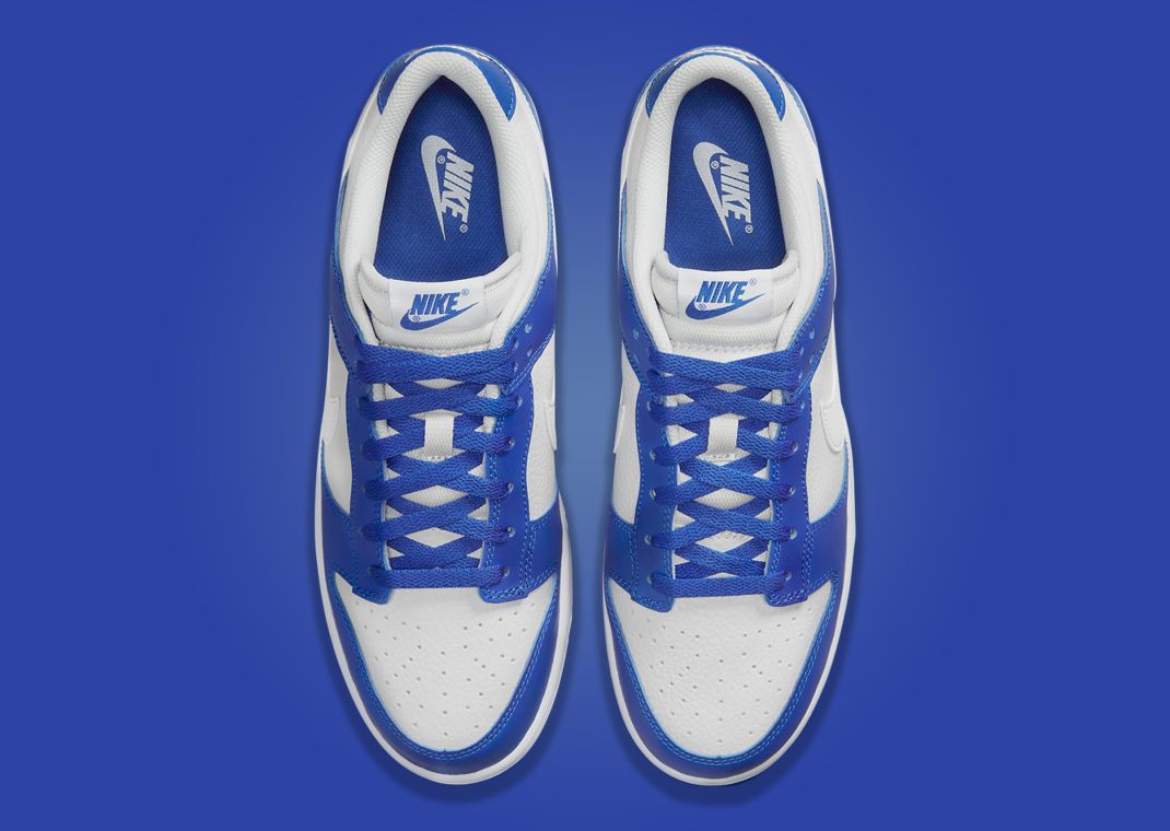 This Nike Dunk Low Comes In A Reverse Kentucky Color Scheme