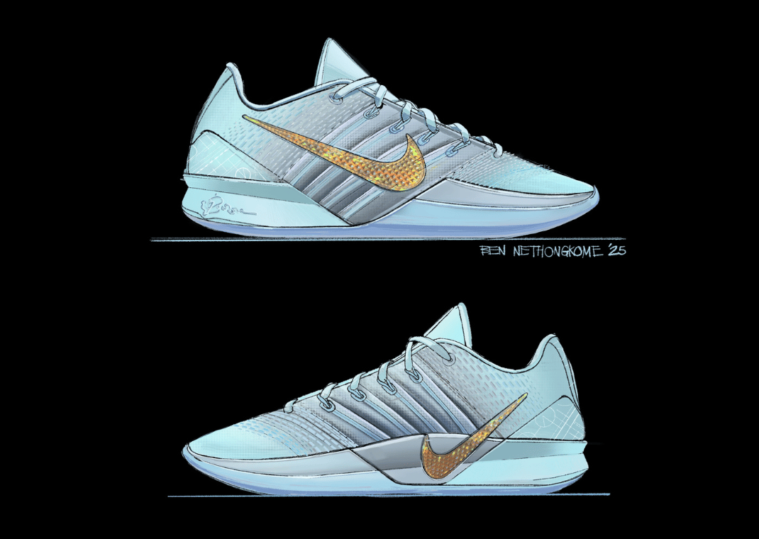Nike Sabrina 3 Blueprint sketches