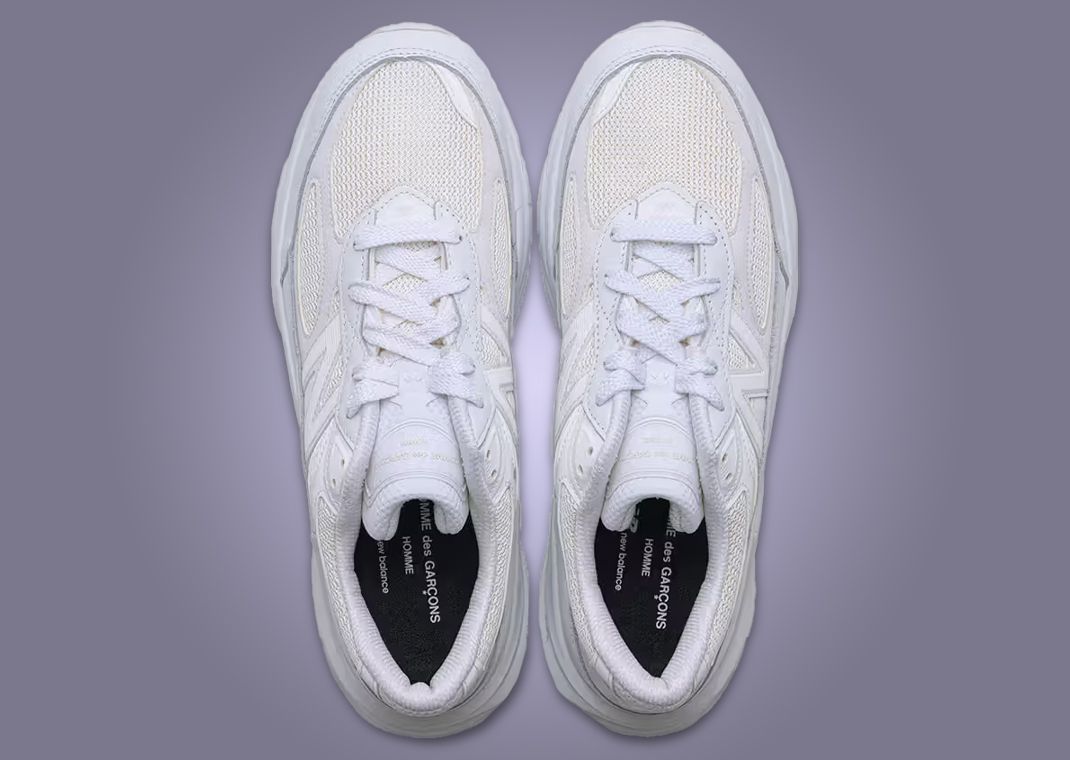 Comme des Garçons Homme x New Balance 990v6 Made in USA White Top