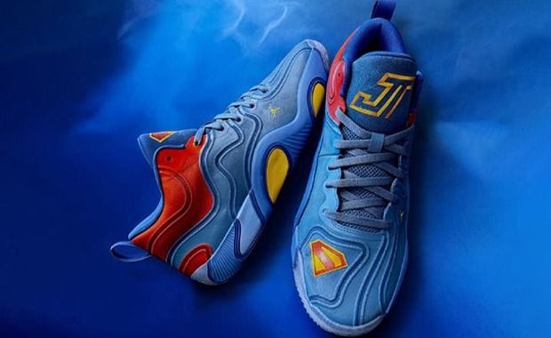 Jayson Tatum Debuts Custom Superman Jordan Tatum 3s During First Game Against the New York Knicks