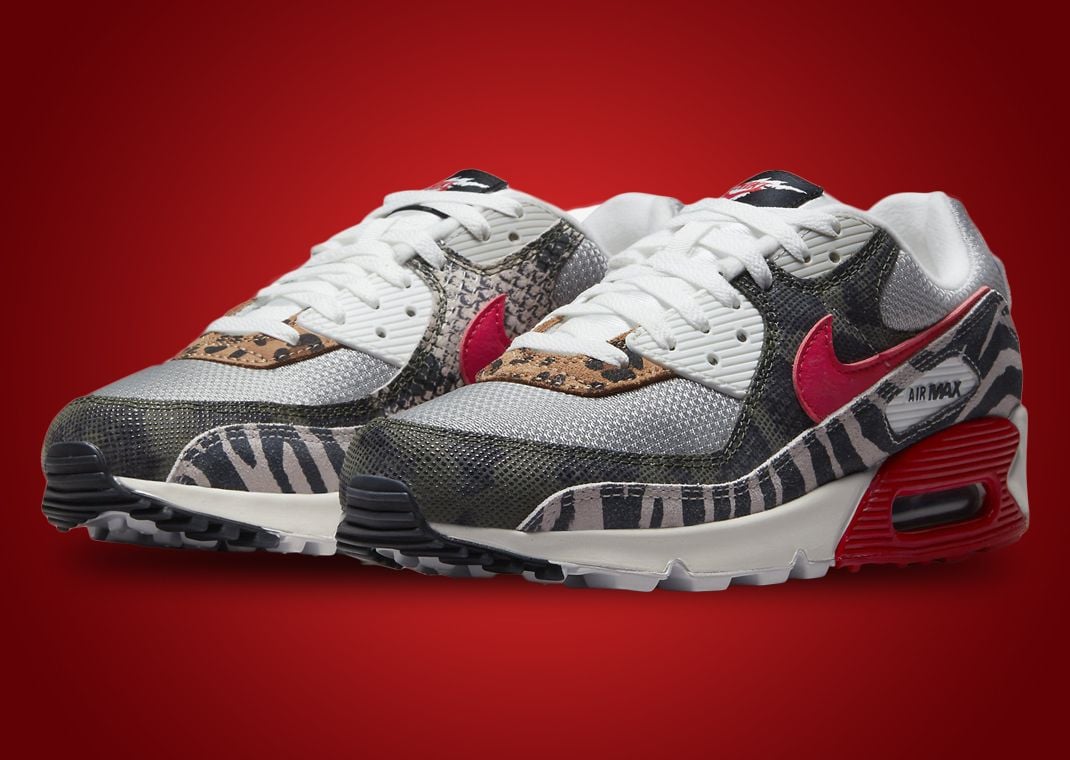 Wild Animal Prints Cover This Nike Air Max 90