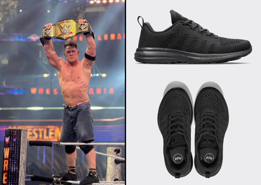 John Cena wearing the APL TechLoom Pro