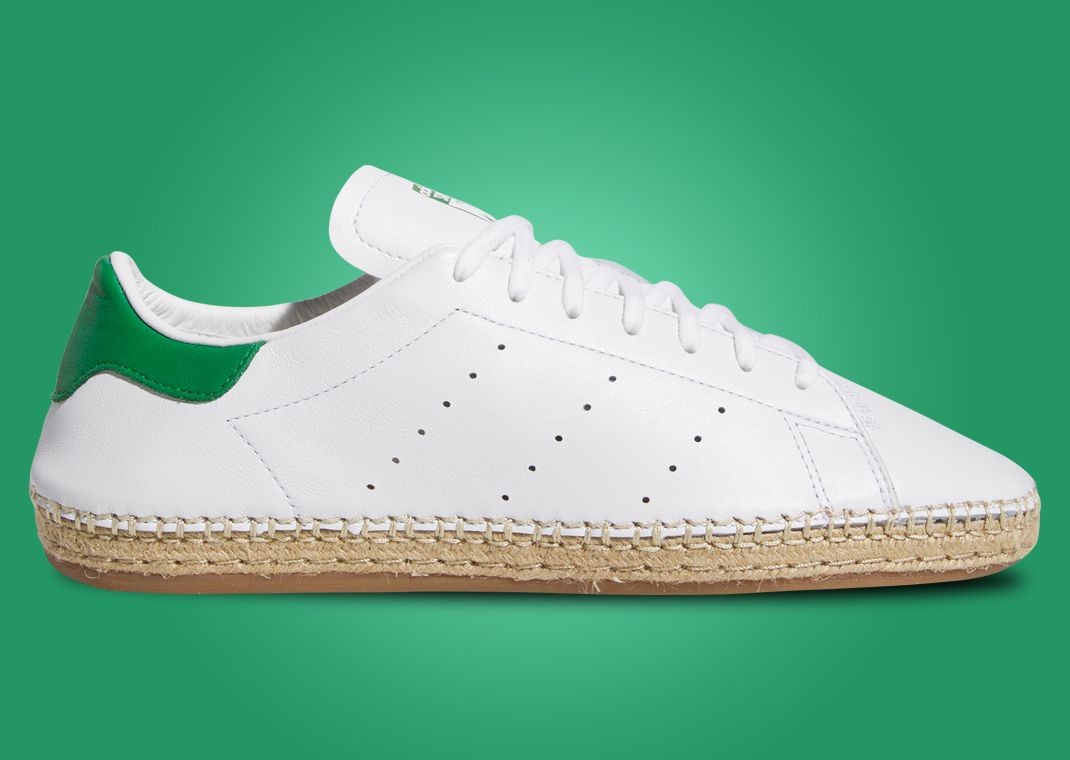 CLOT x adidas Stan Smith Espadrille White Green Lateral