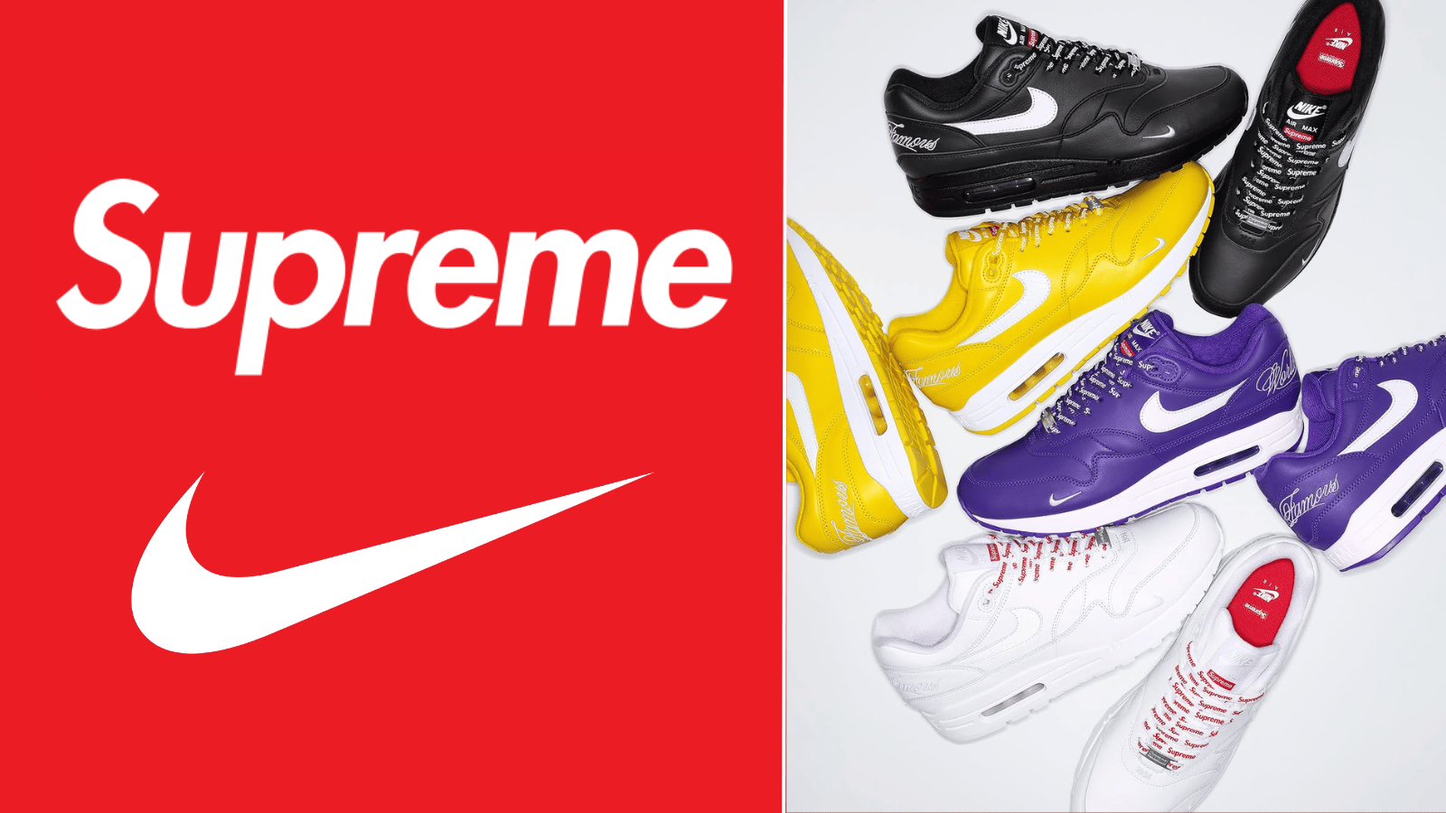 Supreme x Nike Air Max 1 Pack 