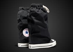 Vaquera x Converse Chuck Taylor All Star XXXHi Black - Angle