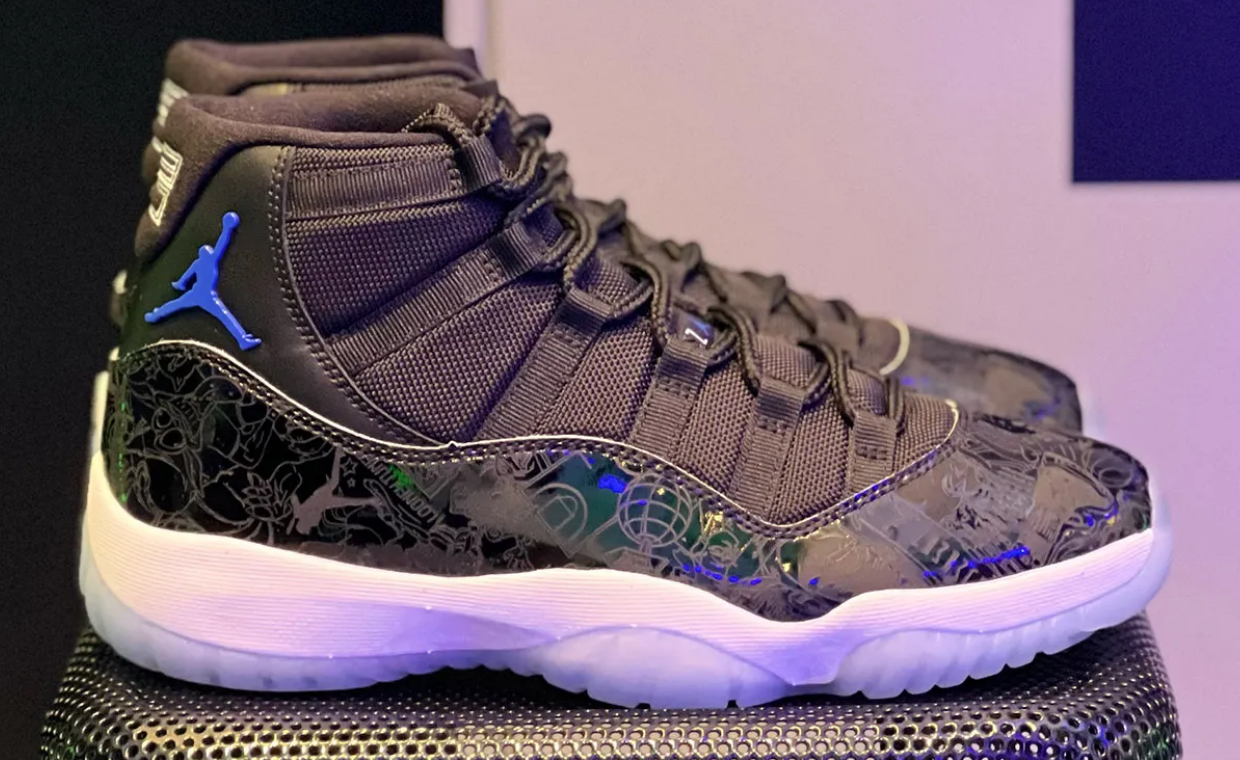 Jordan Brand Made a Laser-Etched Friends and Family Space Jam 11 for the Movie’s 30th Anniversary