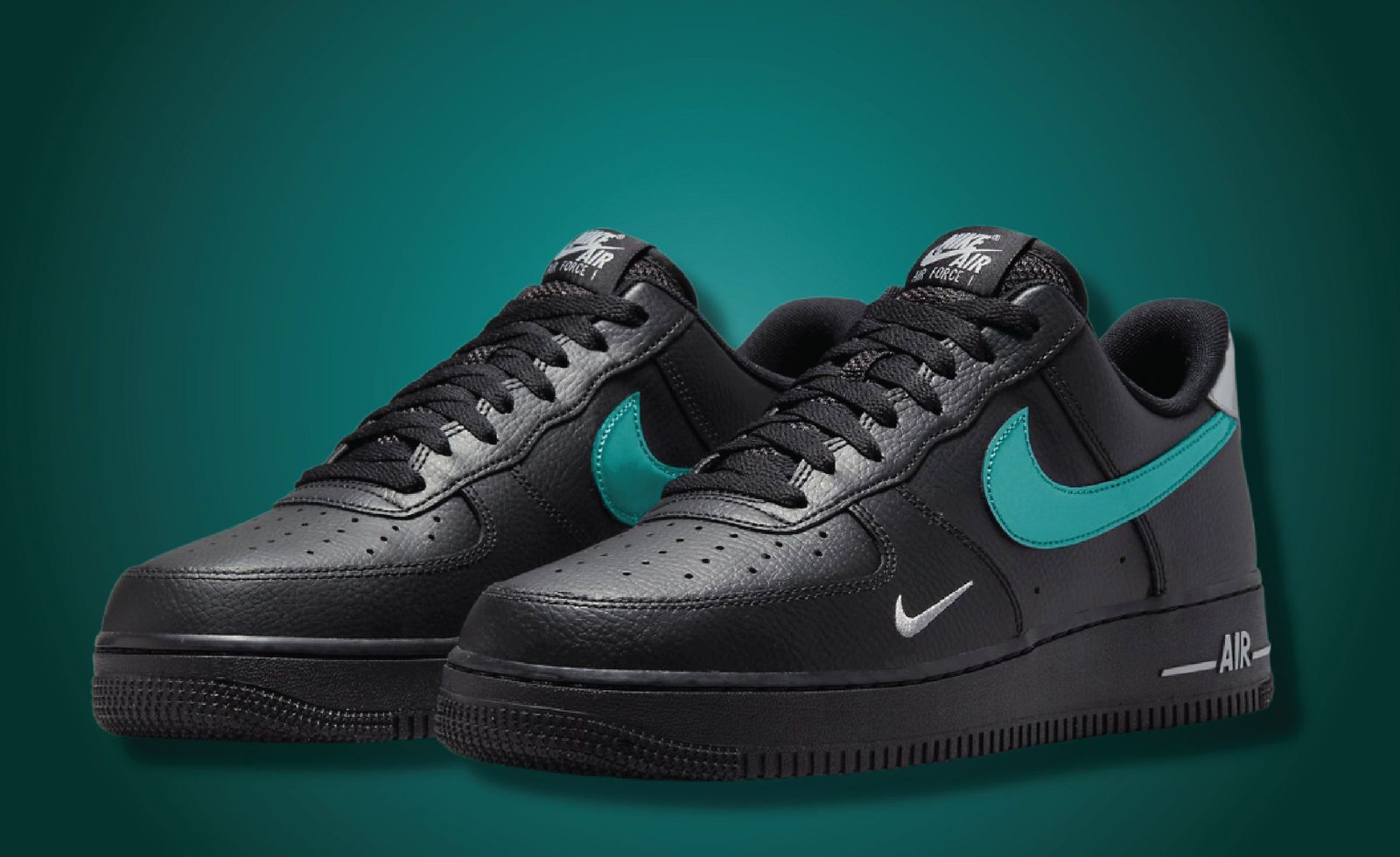 A Bolt Of Blue Lightning Shoots Through This Nike Air Force 1 Low