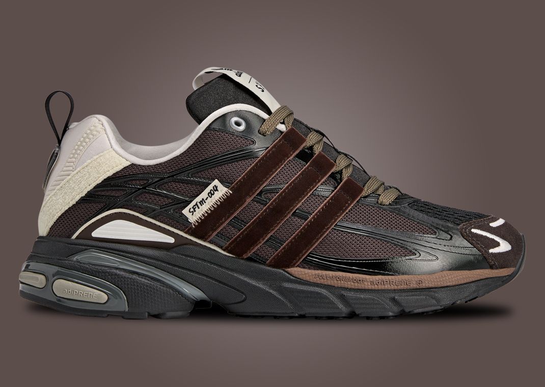 SFTM x adidas Adistar Cushion Core Black Dark Brown Lateral